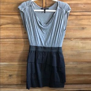 BCBG MaxAzria two tone mini dress